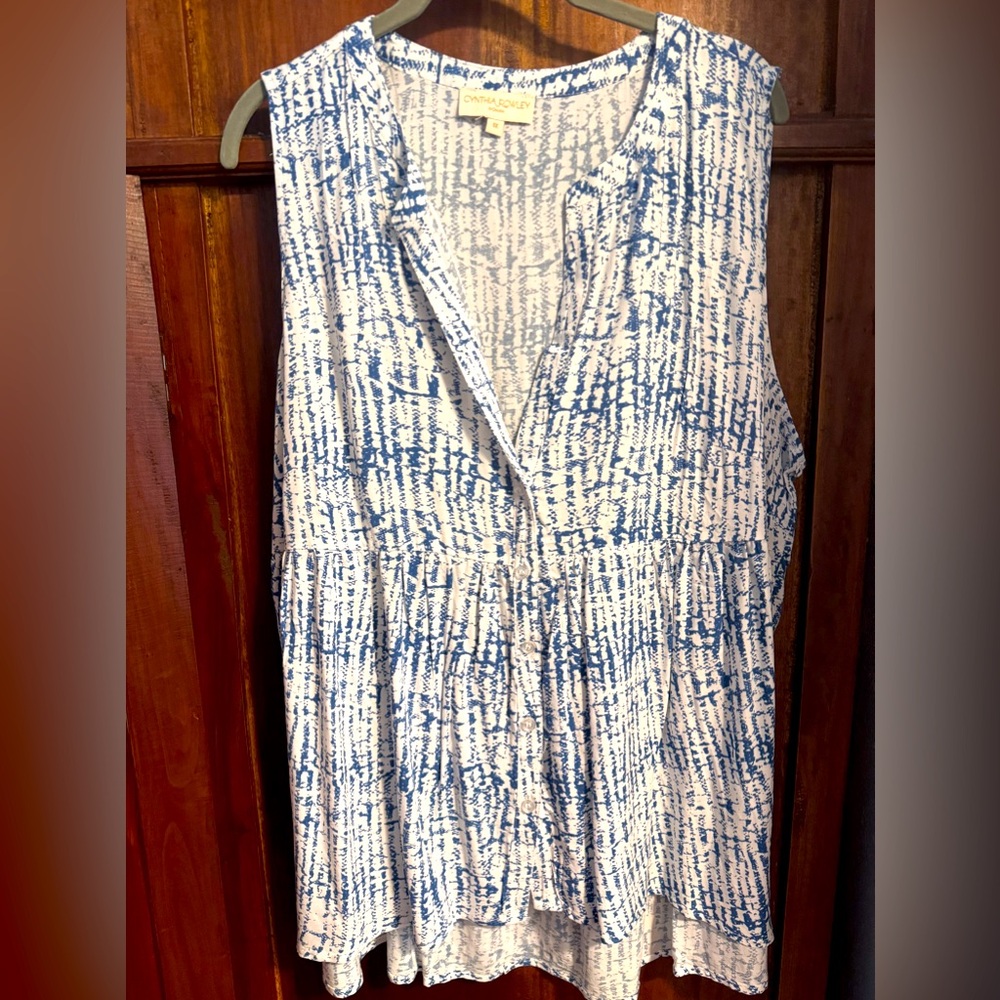 NWOT Cynthia Rowley Plus Size Blouse